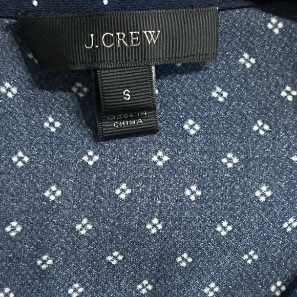 J Crew Women's Wrap Top in Foulard Floral - Navy Blue - Picture 4 of 5